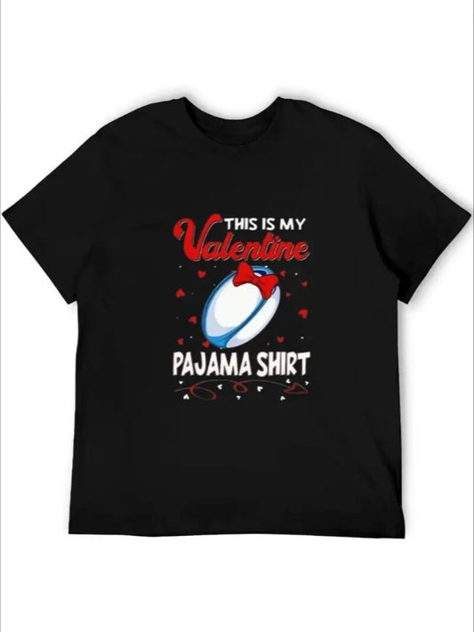 Love Valentine'S Day T-Shirt,   Couple T-Shirt, Couple Christmas, Fashion Casual T-Shirt, Short-Sleeved T-Shirt